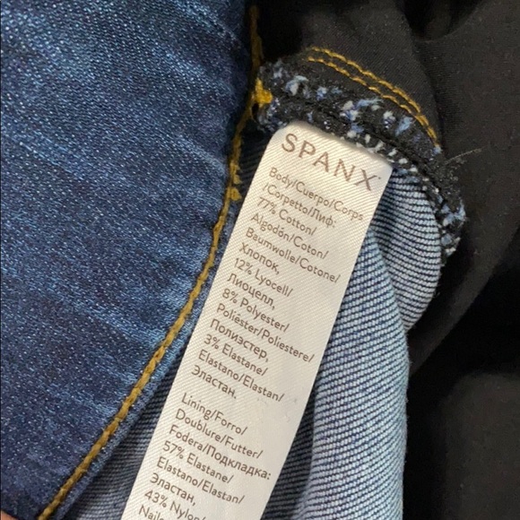 SOLD! SPANX Distressed Ankle Skinny Jeans sz S - Picture 9 of 9